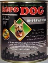 ROPO DOG Rind & Kopffleisch 800 g