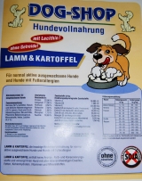 Dog-Shop Lamm & Kartoffel 15 Kg Ohne Getreide Premium -